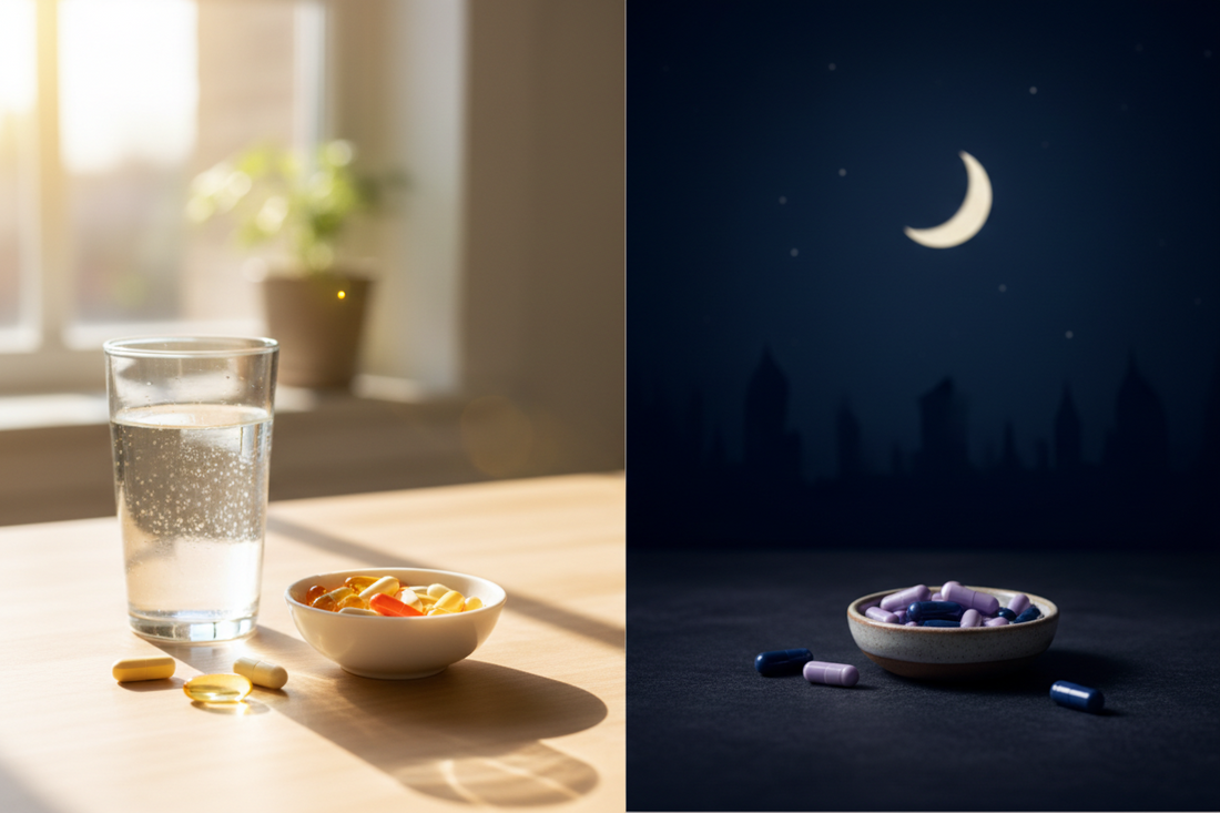 Morning vs Night Supplements