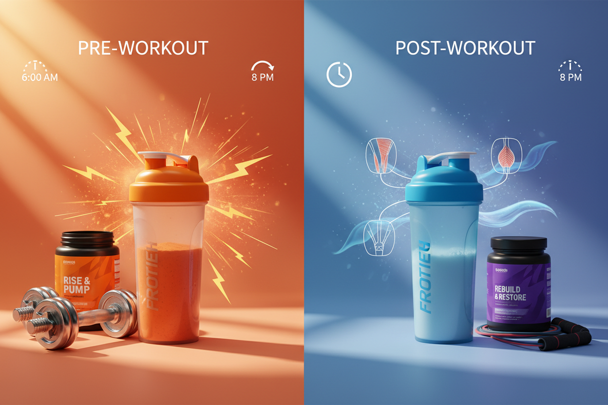 Pre-Workout vs. Post-Workout Supplements