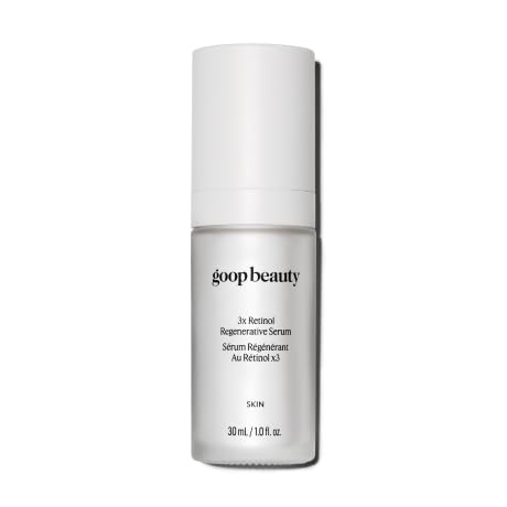 goop Beauty 3x Retinol Regenerative Serum | Face Serum to Reduce the Look of Deep Wrinkles, Pores, & Texture | Granactive Retinoid, Encapsulated Retinal, & Encapsulated Retinol | 1 fl oz