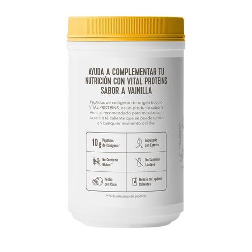 Vital Proteins Collagen Peptides Powder - Vanilla Protein Coffee Creamer for Hair, Skin & Nails Support