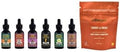 Life Cykel Premium Mushroom Extract Liquid Bundle – Lion’s Mane, Cordyceps, Reishi, Chaga, Turkey Tail & Shiitake (1oz Each) with Included Energy Gummies (10-Pack), for Vitality & Mental Clarity