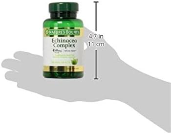 Nature's Bounty Echinacea Complex, Herbal Supplement, Supports Immune Health, 450 mg, 100 Capsules