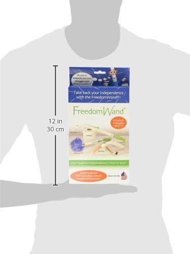 FreedomWand Multipurpose Toilet Aids - Wiping Aid Toileting for Women & Men, Butt Wiper Tool, Toilet Assist Device and Paper Extender, Ideal for Elderly, Disabled and Post Surgery Use - 20" Inch