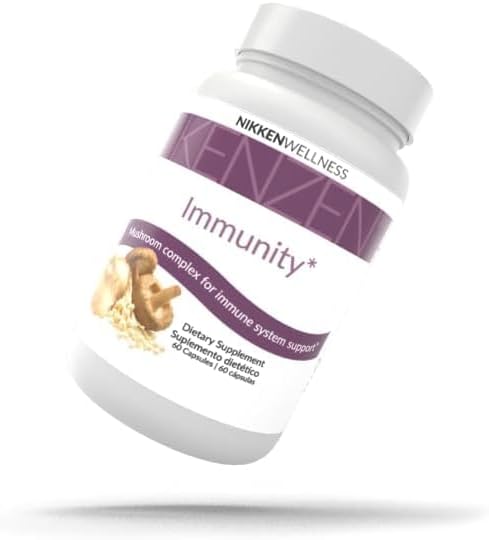 Mushroom Complex Blend for Nikken Kenzen Multi-Mushroom Supplement for Women & Men 1512 - Extract of Chaga, Reishi, Turkey Tail, Lions Mane Supplement Capsules for Daily Wellness (60 Capsules)