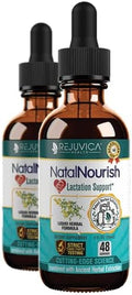 Rejuvica Health NatalNourish - Advanced Lactation Support Supplement - Liquid Delivery for Better Absorption - Fenugreek, Blessed Thistle, Anise, Fennel & More!