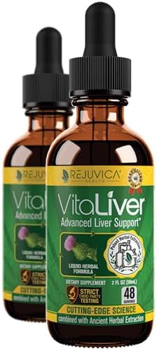 VitaLiver - Liver Health Supplement - Support Liver Cleanse & Detox - Liquid Delivery for Absorption - Milk Thistle, Artichoke, Chanca Piedra, Dandelion & More!