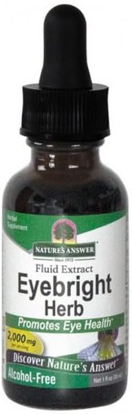 Nature's Answer Eyebright Herb | Supports Healthy Eyes & Vision | Non-GMO | Alcohol-Free, Gluten-Free, Kosher Certified, Vegan & No Preservatives 1oz