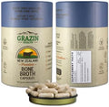 Freeze-Dried Grass-Fed Bovine Bone Broth Capsules – 3000mg Per Serving – Collagen, Protein & Amino Acids – Pasture-Raised in New Zealand, Manufactured in USA – 30 Servings
