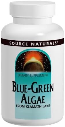 Source Naturals Blue Green Algae from Klamath Lake - Algae Superfood Supplement, 500 mg - 100 Tablets