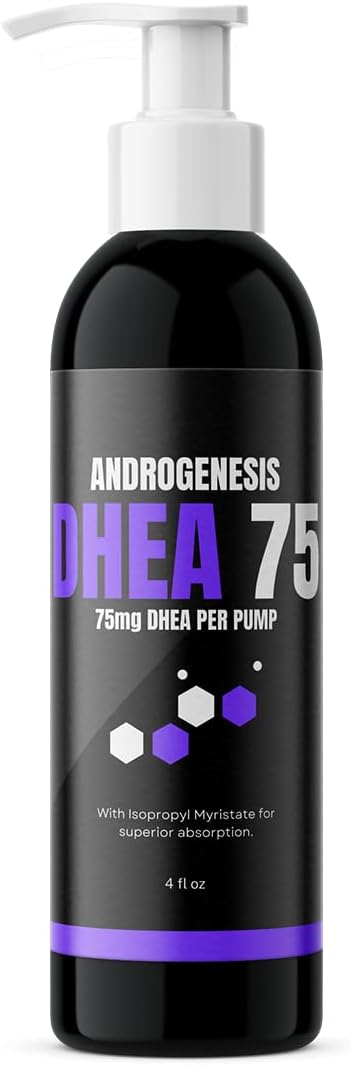 DHEA 75 – 75mg DHEA Per Pump – Promotes Healthy Aging, Healthy Mood, Immune Support, Balanced Levels and Overall Health – One Month Supply (1)