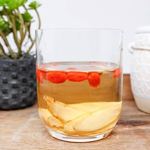 American Ginseng Slices from Wisconsin, American Wisconsin Ginseng Slices Root for Tea, Energy for Men Women Health Boosts Immunity,多年生長 花旗參/西洋參, Larger Long Strip 1 Box of 4 Ounces