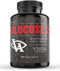 Glucose II Eye Supplement - 1 Month Supply - AREDS 2 Formula with Vitamin D, C, E - Lutein & Zeaxanthin - Antioxidant Blend for Adults 50+