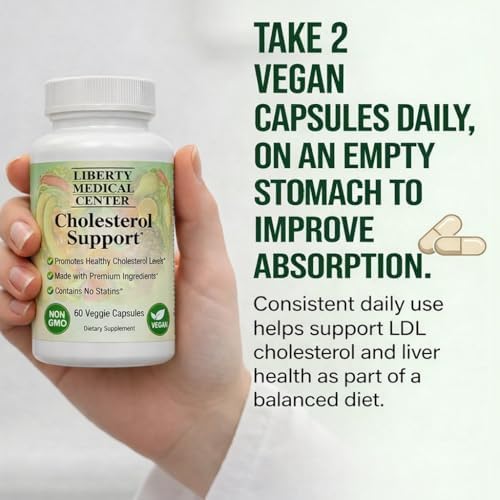 Cholesterol Formula by Dr. Rodney Malisos – Cholesterol Lowering Supplements for Heart & Liver Support with Bergamot, Berberine Garlic, Milk Thistle, Olive Leaf – 60 Capsules, 30 Days Supply