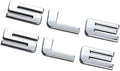 Aimoll 2pcs SLE Letter Nameplate Emblems Badges Replacement for Chevrolet Silverado (Chrome)