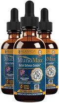 Rejuvica Health MunoMax - Advanced Immune Support Supplement - Liquid Delivery for Better Absorption - Echinacea, Astragalus, Reishi, Goldenseal, Elderberry & More!
