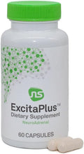 NeuroScience Adrenal Support Supplements for Men & Women - ExcitaPlus - Extra Strength Rhodiola & L Tyrosine Supplement - Help Reduce Fatigue & Encourage Healthy Cortisol (60 Capsules)