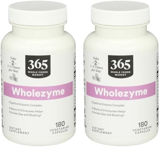 Whole Foods Market, Wholezyme, 180 Count (Pack of 2)