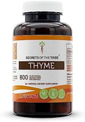 Secrets of the Tribe Thyme 120 Capsules, Made with Vegetable Capsules and Thymus Vulgaris Toni Effect (120 Capsules)
