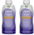 Nature's Way Liquid Iron, Provides Daily Value of Iron, Sugar Free, Berry Flavored, 16 Fl. Oz. (Pack of 2)