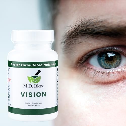 Vision - Expert Formulated - Natural Robust Blend for Eye Wellness - with Lutein, Zeaxanthin, Astaxanthin, Zinc, Thiamine, Vitamins A & C - 30 Capsules (1 Pack)