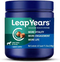 Leap Years Soft Chew Dog Health Supplement – Dog Cognitive Supplement, Supports Longevity of Your Pet, Brain, Heart & Muscle; Powerful NAD for Dogs + Senolytic Formula, Vet-Formulated, Large Breed