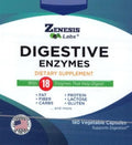 Zenesis Labs Digestive Enzymes - with Amylase, Bromelain, Protease, Lipase, & 14 Other Enzymes - 180 Capsules/Bottle