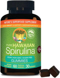 Nutrex Hawaii Spirulina | Grown Outside in Kona Hawaii | Natural Superfood Supplement (60 Count, Gummy)