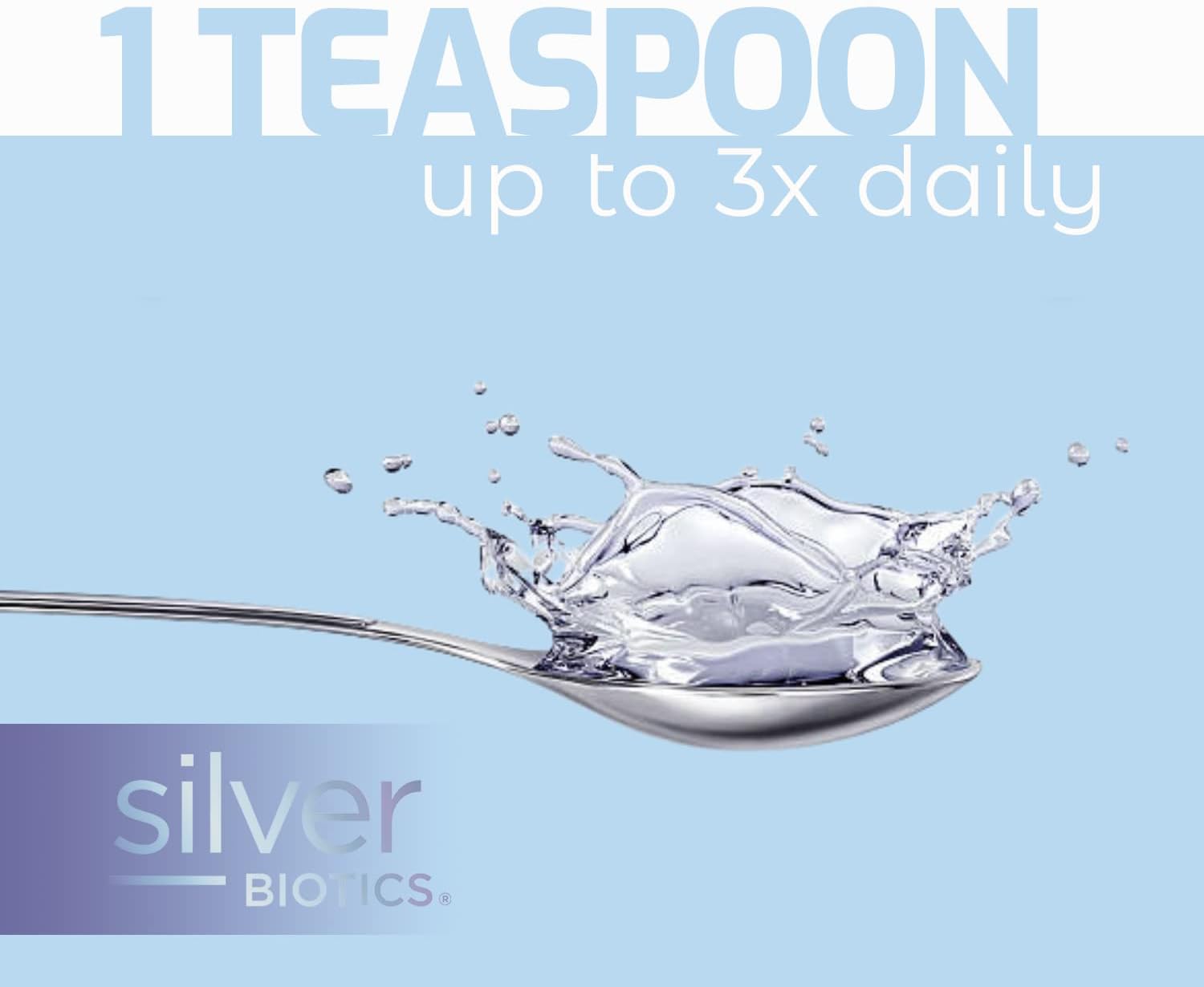 Silver Biotics Patented Multivalent SilverSol Technology | Ag₄O₄ 10 PPM Immune Support | Bio-Hacking Immune Building Natural Support | 8 Fl Oz