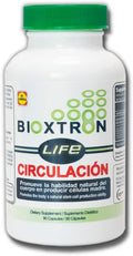 Bioxtron Life Circulacion Natural AFA Stem Cell Supplement 90 Capsules - Stem Cell Production - Supports Circulation - Energy Levels - Promotes Healthy Joint & Muscle