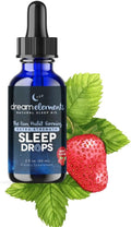 Liquid Sleep Drops – Extra Strength Natural Sleep Aid with Melatonin, L-Theanine, Valerian, and Magnesium – Fast-Acting, Non-Habit Forming, Berry Flavor, 2oz
