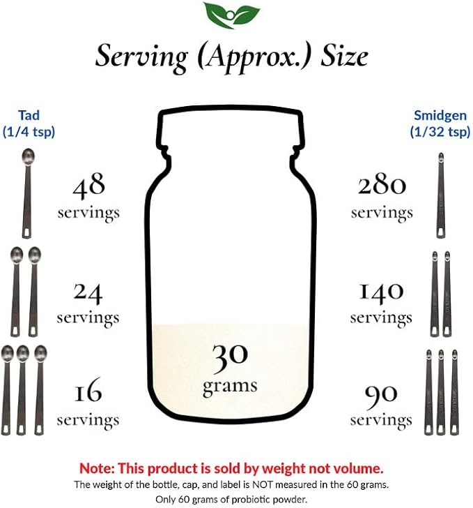 Bifidobacterium Longum Probiotic Powder 100 Billion cfu's | Made in USA | No Additives | Direct from Manufacturer | No Third-Party Storage | Immune Support | B. Longum | 30 Grams (1.05 Oz)