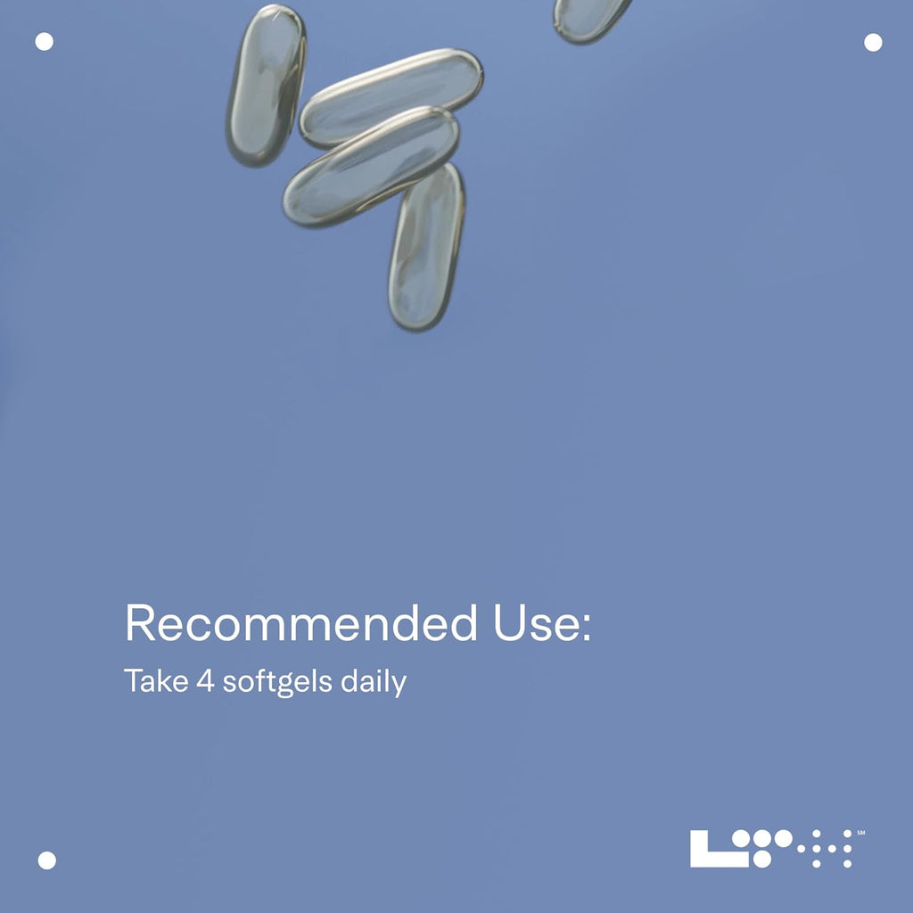 LTH Glow Omega-3 Fish Oil - Trusted by Life Time Fitness Members - NSF Certified for Sport - Supports Brain & Heart Health - Aids Healthy Skin, Hair & Nails - Gluten Free & Soy Free - 30 Servings