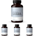 Amazon Elements Organic Whole Food Calcium & Magnesium, 90 Tablets (Pack of 4)