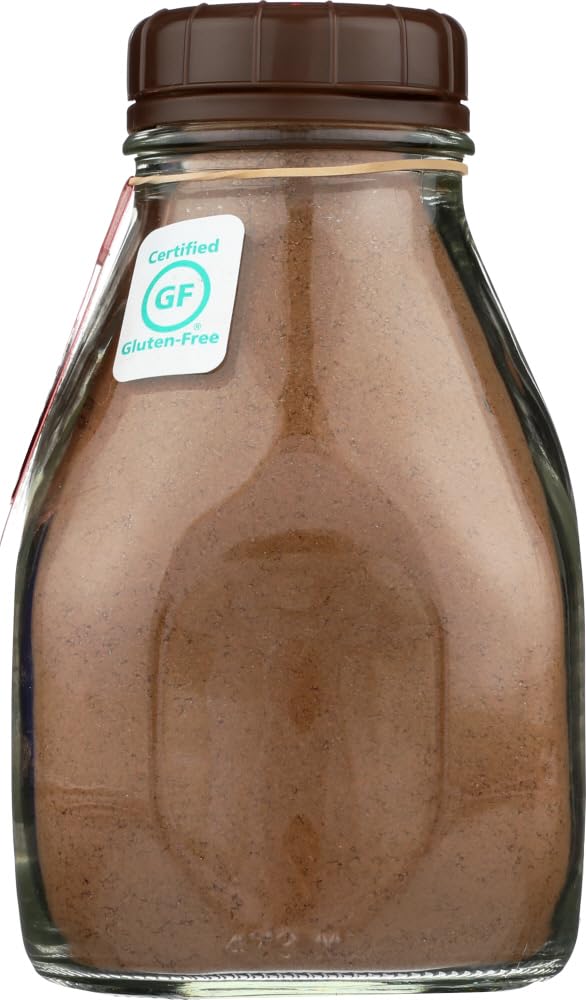 Sillycow Farms Hot Chocolate Mix Truffle Flavor | Vegan, Nut Free Certified Quality Cocoa Powder | Gluten-Free, Non-GMO & Dairy-Free | Reusable Packaging | 16.9 Oz Reusable Glass Bottle - Pack of 2