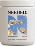Needed. Multivitamin for Women with 23 Vitamins, Minerals and Antioxidants - Daily Womens Multivitamin - Vitamin B12, B6, D3, Choline, Calcium, Biotin, Magnesium, Folate and More, Citrus Scent Insert