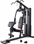 Marcy Multifunctional Workout Station 100lbs to 200lbs Stack Home Gym for Weightlifting and Bodybuilding