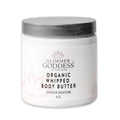 GLIMMER GODDESS Organic Whipped Body Butter- Lavender Orange, Vegan, 24 Hr Hydration, Less Stretch Marks, All Skin Types, Child-Safe, Organic, 8 oz