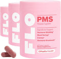 O Positiv FLO PMS Vitamins for Women, 30 Servings (Pack of 3) - Proactive PMS Relief - Targets Hormonal Breakouts, Bloating, Cramps, & Mood Swings with Chasteberry, Vitamin B6, & Lemon Balm