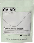 Amy Myers MD Spectrum 5 Collagen Peptides Powder - Daily Collagen Supplement for Healthy Hair, Skin & Nails - for Joint Support, Gut & Immune Health - 30 Servings