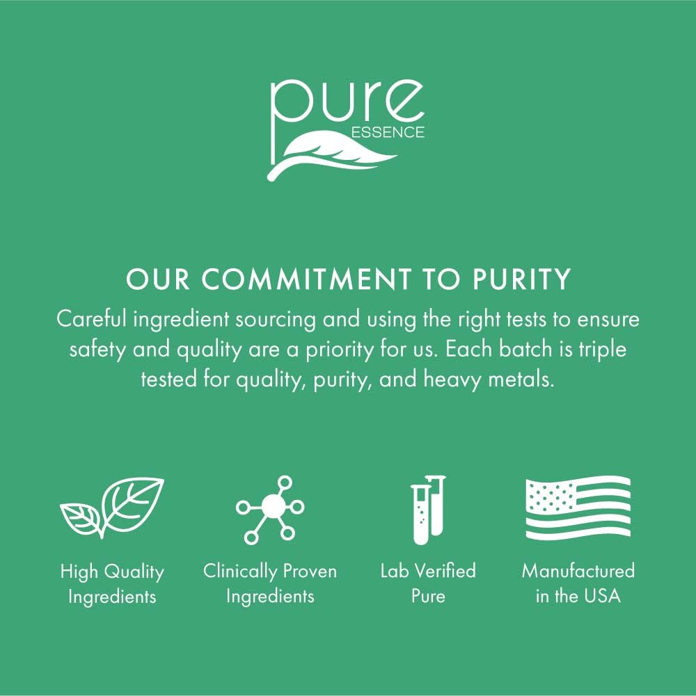 Pure Essence Labs Transitions Vitamins for Women, Natural Menopause Relief Supplement to Promote Hormone Balance, Reduce Hot Flashes, Mood Swings & Night Sweats, 60 Capsules