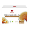 GANOHERB Reishi Mushroom Tea, Adaptogen Ganoderma Lucidum Herbal Tea for Immune Health Boost, Stress Relief, Caffeine-Free, No Sugar, 25 Count (Pack of 1)