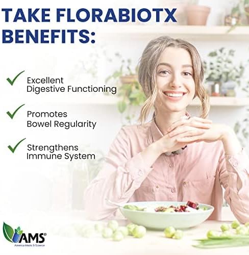 America Medic & Science Florabiotix Probiotic (90 Capsules) | Dietary Supplement for Men and Women| 50 Billion Live Cultures | 10 Probiotic Strains | Supports Digestive and Immune Health (Pack of 3)