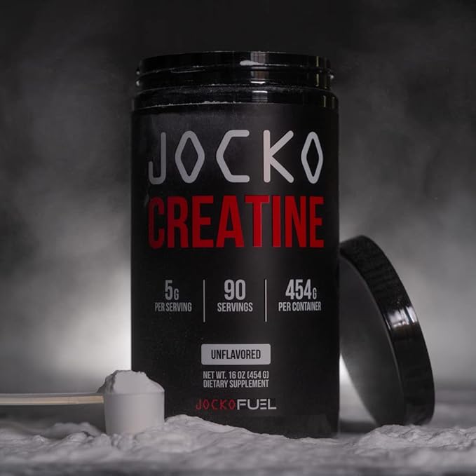 Jocko Fuel Hydrate Electrolyte Lemon Lime (16 Packets) + Creatine Monohydrate Powder 90 Servings