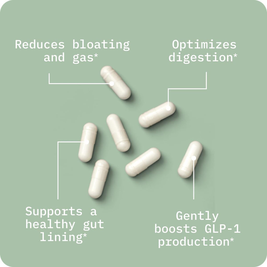 BodyBio Butyrate - Postbiotic for Gut Health, Digestive Support, Bloat, Gas & Constipation Relief, Leaky Gut Repair - Calcium, Magnesium + Butyric Acid Supplement for GI Wellness