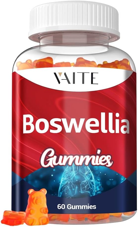 VAITE Boswellia Serrata Extract Gummies 1200mg – Joint Support Supplement with Indian Frankincense, Boswellic Acid, and Botanical Resin Extract, Vegetarian for Women and Men, Non-GMO, Gluten-Free