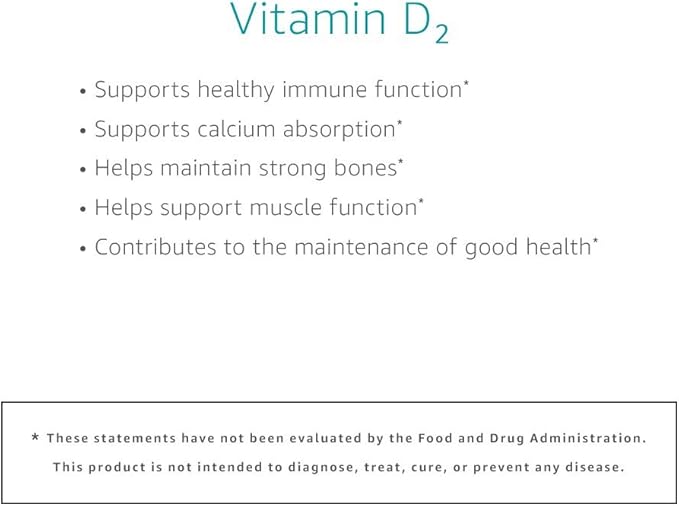 Amazon Elements Vitamin D 2000 IU, 65 Capsules