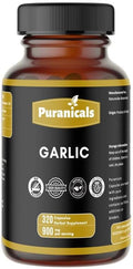 Garlic Premium 320 Capsules Non GMO and Gluten Free | Herbal Supplement | 900 mg Per Serving | Made with 100% Pure Garlic Bulb Powder
