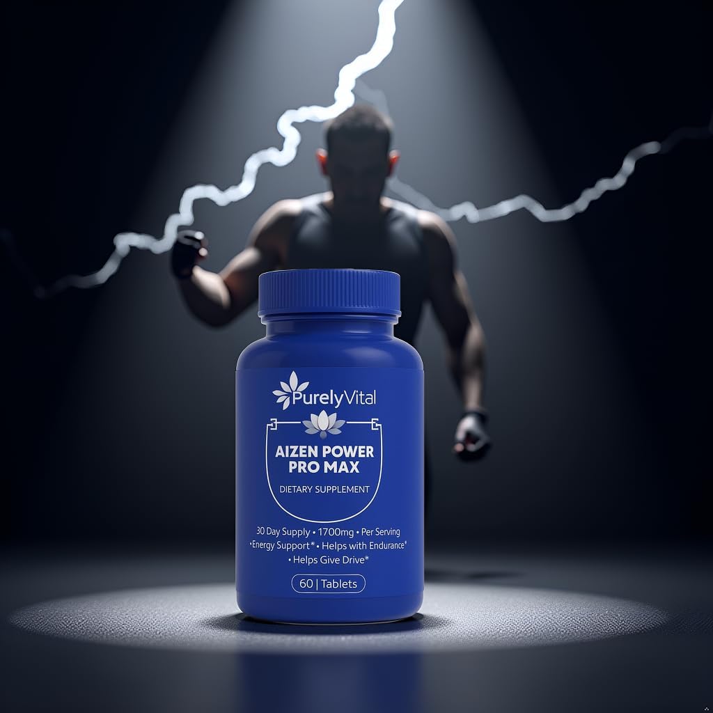 Aizen Power Pro Max, Energy and Endurance Support Supplement, 60 Tablets, 1700mg Per Serving, 30 Day Supply (2)