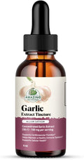 Amazing Botanicals Garlic Tincture – Allium Sativum Herbal Extract – High Potency Liquid Supplement – (4 Fl Oz (Pack of 1))