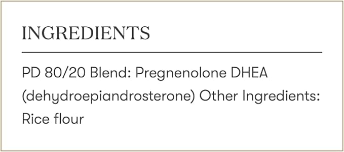 Young Living - PD 80/20 Dietary Supplement 30 Capsules | Daily Endocrine Function Support | With Pregnenolone & DHEA | Support Hormone Balance & Energy